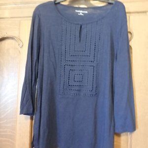 Croft & Barrow NWOT NAVY XL Tunic
